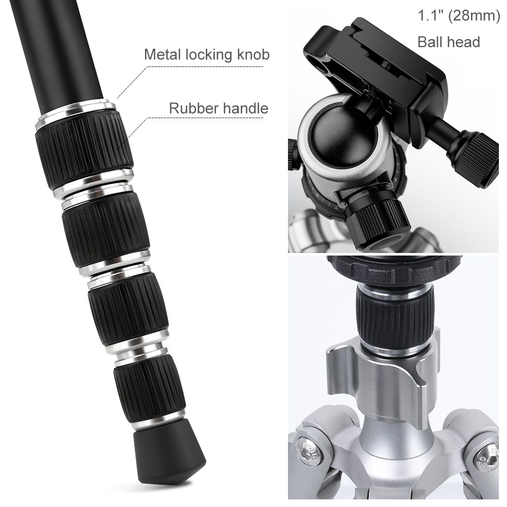 JIEYANG JY0508AM ​​ Max Load 5KG Camera Tripod For Video Stand DSLR  ขาตั้งกล้อง